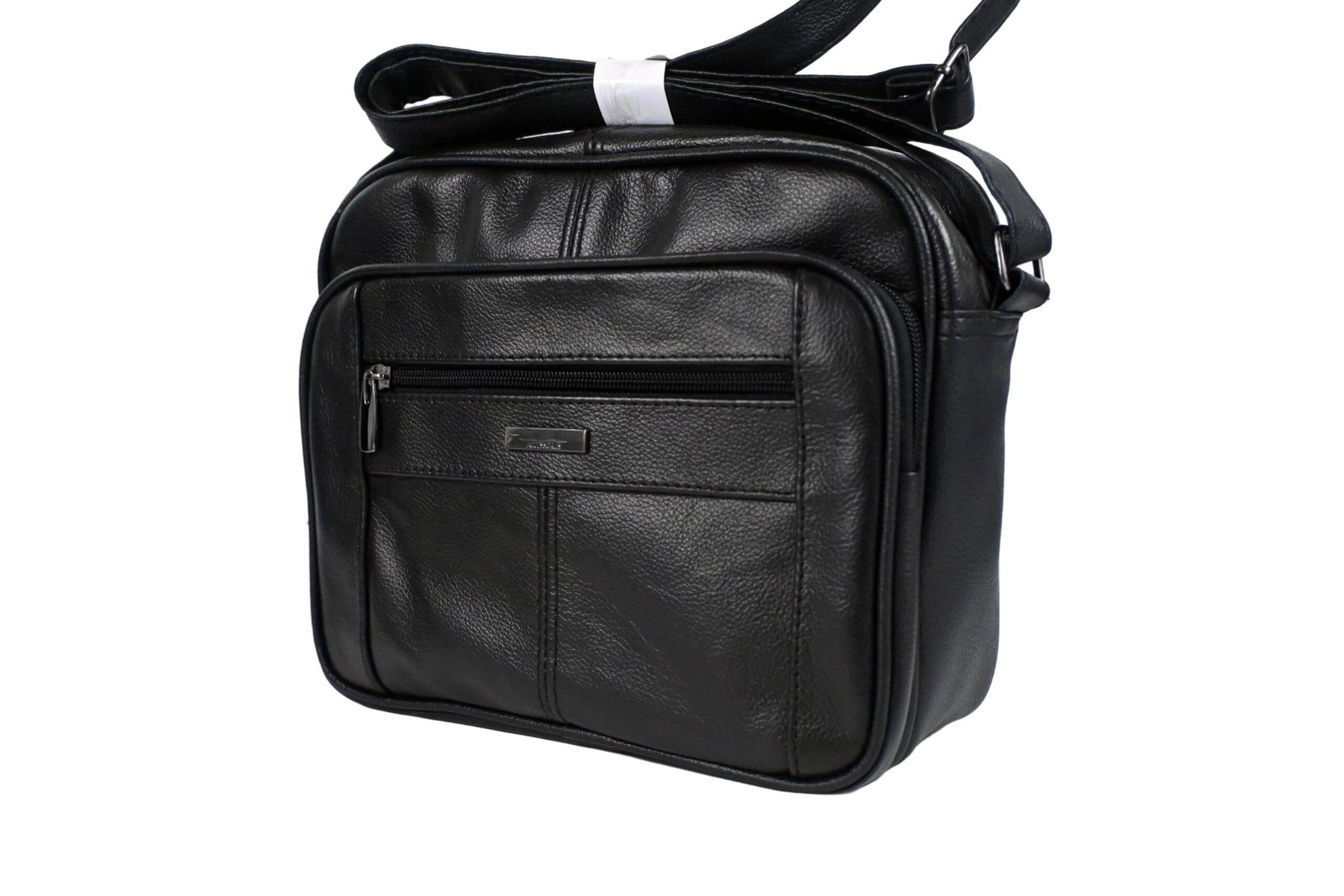 176FB:Men's Leather Crossbody Bag - Multi-Pocket Shoulder Bag for Daily Use - Image 3