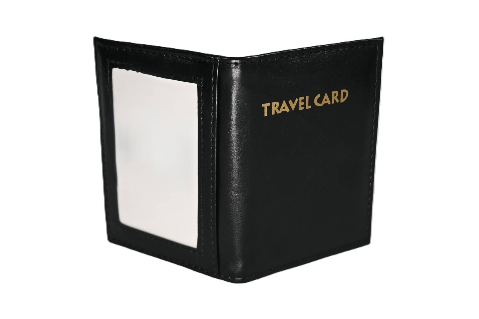 2051 | Slim PU Leather Bi-Fold Travel Pass ID Holder-Pocket Bus Pass & ID Wallet - Image 6