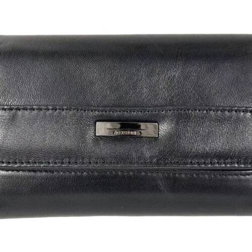 7221: Ladies' RFID Nappa Leather Long Wallet - Slim Matinee Purse with Zip-Around Section