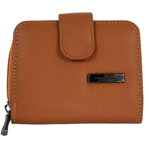 3073 | Compact Multi-Zipper Genuine Leather Business Wallet