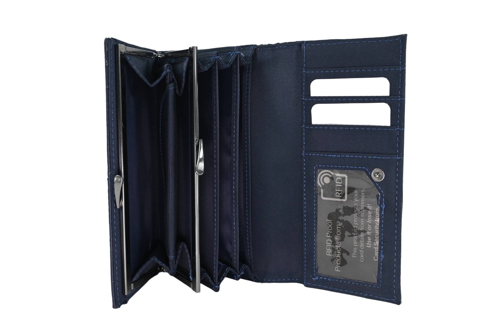 3173 | RFID Protected Genuine Cowhide Leather Compact Wallet - Image 3