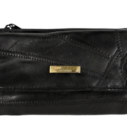 4864 | Soft Sheepskin Nappa Patchwork Multi-fold Wallet