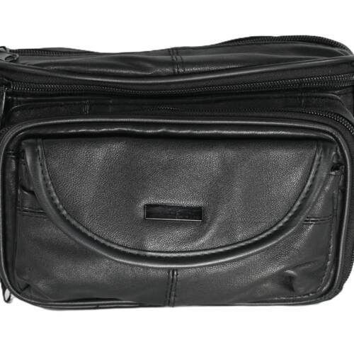4691 | Premium Soft Sheep Nappa Multi-Pocket Waist Bag