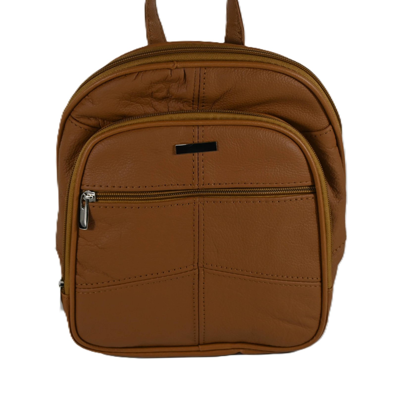4473 | Premium Cowhide Small Multi-Pocket Handheld Backpack