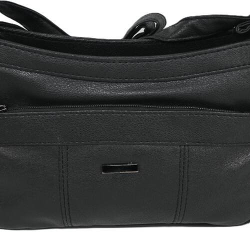 1885 | Classic Multi-Pocket PU Leather Women's Shoulder Handbag