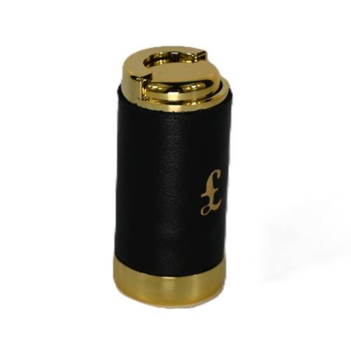5068 | Portable PU Leather Wrapped Cylindrical Coin Dispenser Holder