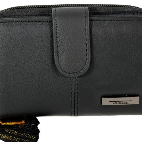 6073 | Premium Cowhide Compact High-Capacity Accordion Wallet